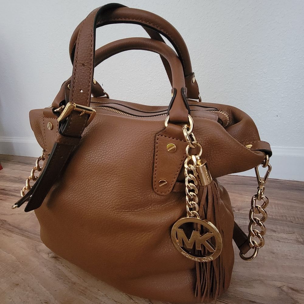Michael Kors Brown Leather Handbag